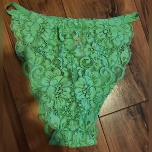 NWOT Green Lace Panties